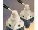 AIRTAC手轉閥四口二位、四口三位面板安裝 - 4HV230-08 4HV330-08 4HV330-10 4HV330-10 4HV430-15 4HV430-20  